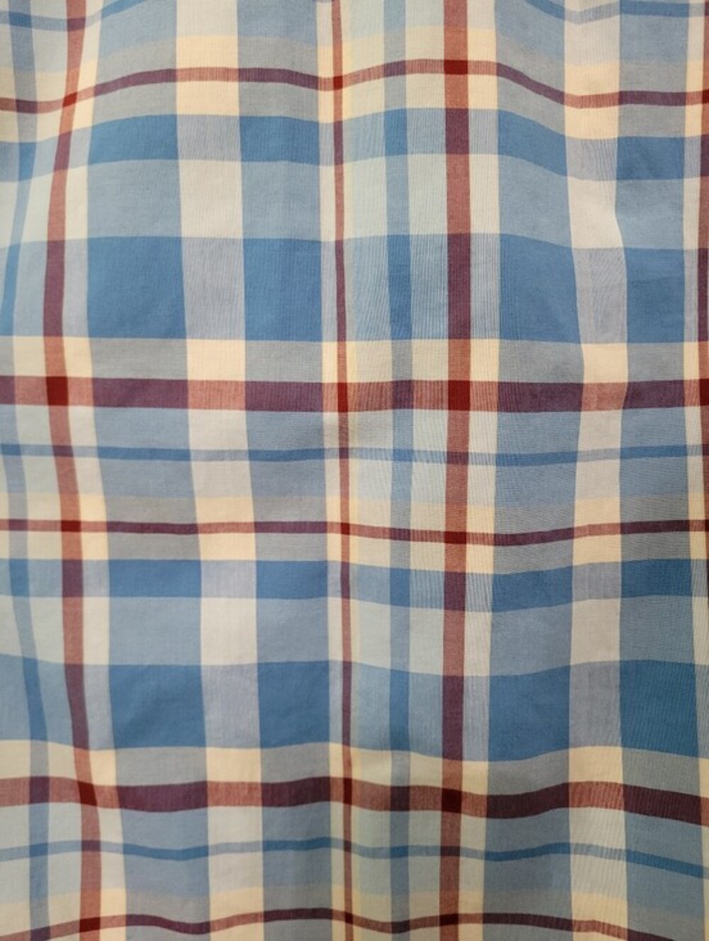 Patagonia Men's Fezzman Short Sleeve Button Down Shirt Size L Blue Red Plaid - Picture 9 of 9